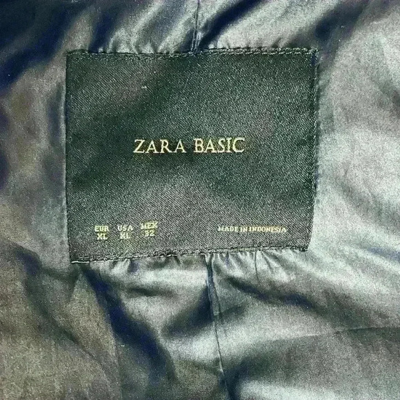 Zara Coat with hood Size XL - Picture 6 of 6